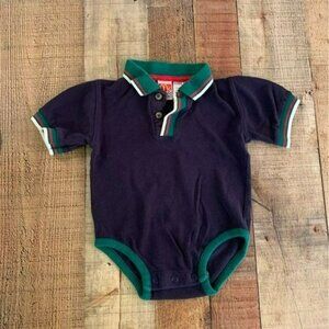 McDonald’s McKids vintage polo short sleeve bodysuit -18M